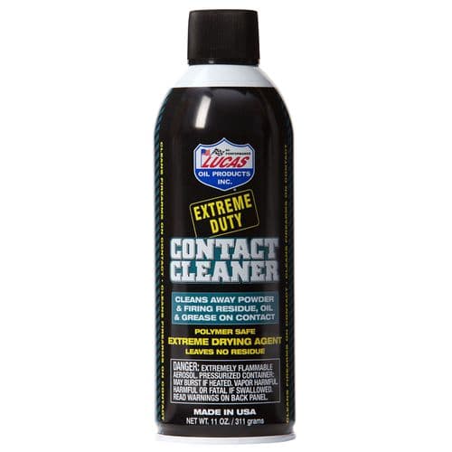 Lucas Oil 10905 Extreme Duty Contact Cleaner 11 oz Aerosol Lucas Oil 10905 Extreme Duty Contact Cleaner 11 oz Aerosol