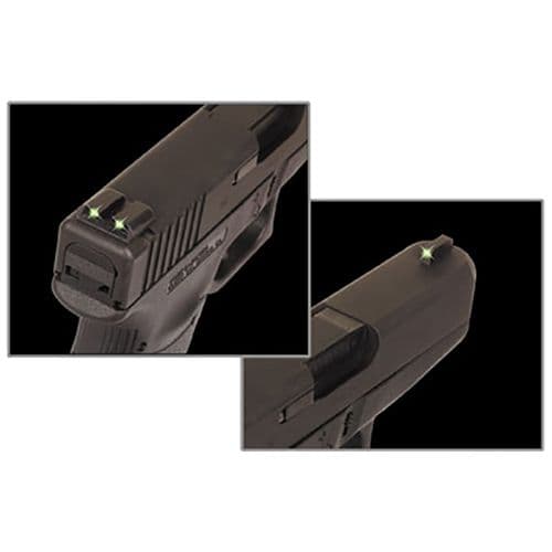 Truglo TG231G1 Brite-Site Tritium Night Sights Fits Glock 17/17L/19/22/23/24/26/27/33/34/35/38/39 Green Tritium Front/Rear Black Truglo TG231G1 Brite-Site Tritium Night Sights Fits Glock 17/17L/19/22/23/24/26/27/33/34/35/38/39 Green Tritium Front/Rear Black