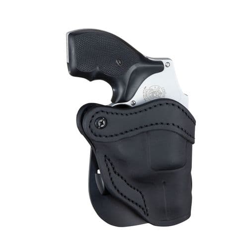 1791 Gunleather PDHR1SBLR R1 Stealth Black Leather OWB Ruger LCR/S&W J-Frame Right Hand 1791 Gunleather PDHR1SBLR R1 Stealth Black Leather OWB Ruger LCR/S&W J-Frame Right Hand