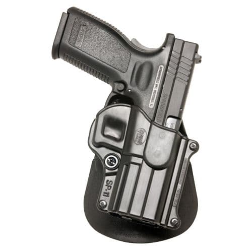 Fobus SP11RP Passive Retention Standard OWB Black Plastic Paddle Fits Springfield XD, HS 2000 9/40/357 Right Hand Fobus SP11RP Passive Retention Standard OWB Black Plastic Paddle Fits Springfield XD, HS 2000 9/40/357 Right Hand