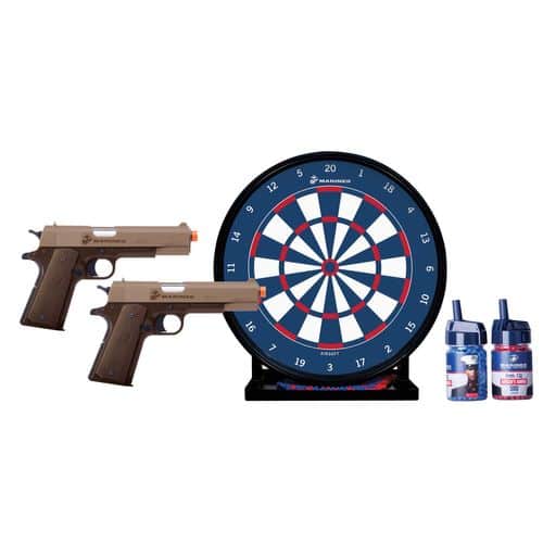 Crosman MCKT02 Marines Air Pistol Kit Semi-Automatic 6mm Airsoft Brown Crosman MCKT02 Marines Air Pistol Kit Semi-Automatic 6mm Airsoft Brown