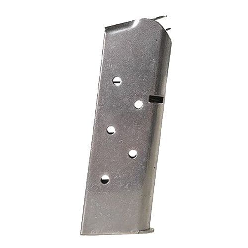 Springfield Armory PI4726 1911 45 ACP 6Round Silver Detachable Magazine Springfield Armory PI4726 1911 45 ACP 6Round Silver Detachable Magazine
