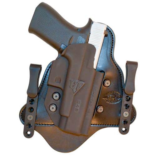 Comp-Tac C225GL234RBSN MTAC IWB Hybrid compatible with Glock 48 Black Kydex/Leather Comp-Tac C225GL234RBSN MTAC IWB Hybrid compatible with Glock 48 Black Kydex/Leather