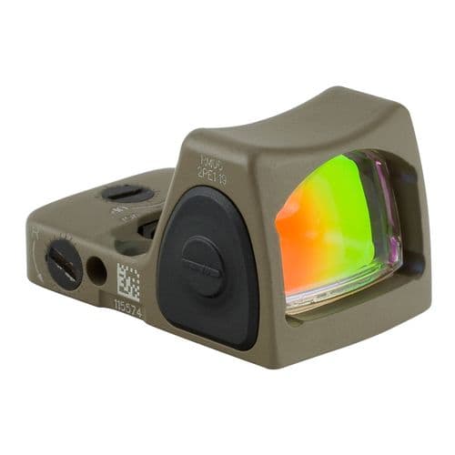 Trijicon 700696 RMR Adjustable LED Type 2 1x 3.25 MOA Illuminated Red Dot Flat Dark Earth Cerakote Trijicon 700696 RMR Adjustable LED Type 2 1x 3.25 MOA Illuminated Red Dot Flat Dark Earth Cerakote
