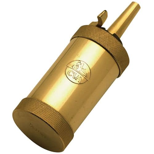 CVA AC1400A Flask Brass 2.50 oz CVA AC1400A Flask Brass 2.50 oz
