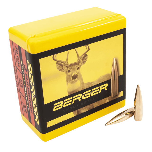 Berger Bullets 30512 Hunting 30 Caliber .308 175 GR Secant Very Low Drag 100 Box Berger Bullets 30512 Hunting 30 Caliber .308 175 GR Secant Very Low Drag 100 Box