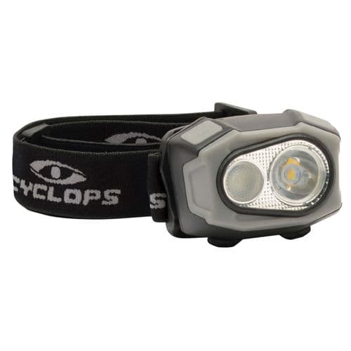 Cyclops CYC-HL4X eFlex 400 Headlamp 400 Lumens Cree LED Black Rechargeable Lithium Cyclops CYC-HL4X eFlex 400 Headlamp 400 Lumens Cree LED Black Rechargeable Lithium