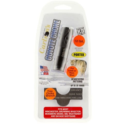 Carlsons 30040 Coyote WinChoke 12 Gauge 17-4 Stainless Steel Black Ported Carlsons 30040 Coyote WinChoke 12 Gauge 17-4 Stainless Steel Black Ported
