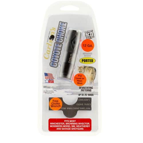 Carlsons 30040 Coyote WinChoke 12 Gauge 17-4 Stainless Steel Black Ported Carlsons 30040 Coyote WinChoke 12 Gauge 17-4 Stainless Steel Black Ported
