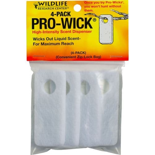 Wildlife Research 370 Pro-Wick Felt Scent Dispenser 4 Per Pack Wildlife Research 370 Pro-Wick Felt Scent Dispenser 4 Per Pack