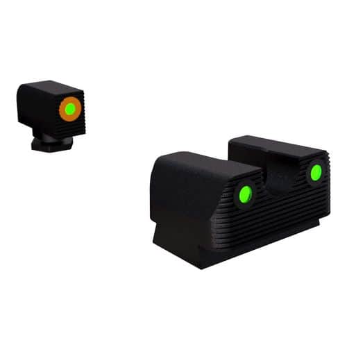 Rival Arms Night Sights for G17/G19, Green Tritium Orange Outline - RA1A231G Rival Arms Night Sights for G17/G19, Green Tritium Orange Outline - RA1A231G