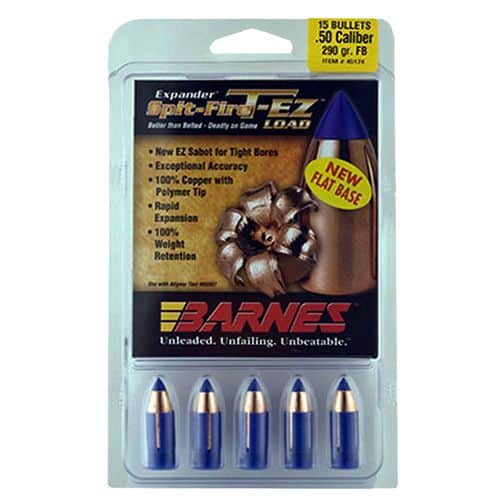 Barnes Bullets 30587 Spit-Fire T-EZ 50 Black Powder 250 GR 15 Barnes Bullets 30587 Spit-Fire T-EZ 50 Black Powder 250 GR 15