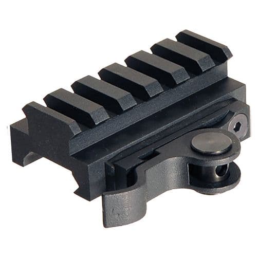 Aimshot MT61172 Quick Release Rail Mount Picatinny Style Aluminum Black for AR Platform Aimshot MT61172 Quick Release Rail Mount Picatinny Style Aluminum Black for AR Platform