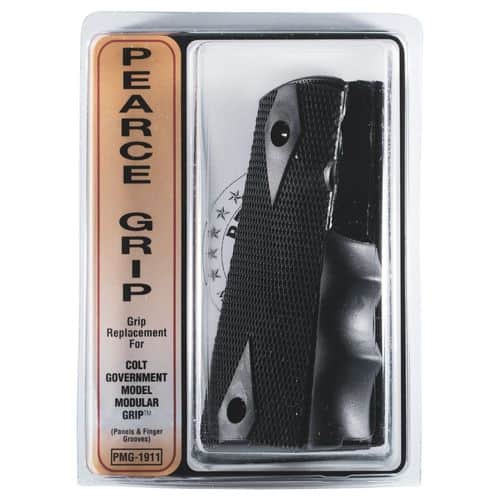 Pearce Grip PGM1911 One Side Panel w/Finger Groove Insert 1911 Govt Black Rubber Pearce Grip PGM1911 One Side Panel w/Finger Groove Insert 1911 Govt Black Rubber