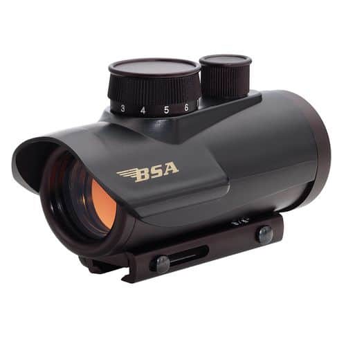 BSA RD30 RD30 1x 30mm Obj 5 MOA Illuminated Red Dot Black BSA RD30 RD30 1x 30mm Obj 5 MOA Illuminated Red Dot Black