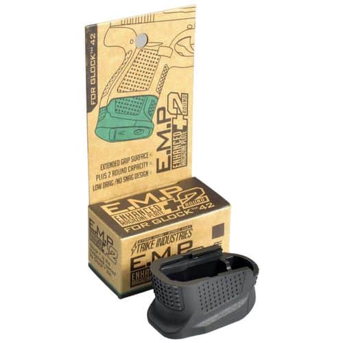 Strike EMPG42B Enhanced Magazine Plate +2 Fits Glock 42 Black Polymer Strike EMPG42B Enhanced Magazine Plate +2 Fits Glock 42 Black Polymer