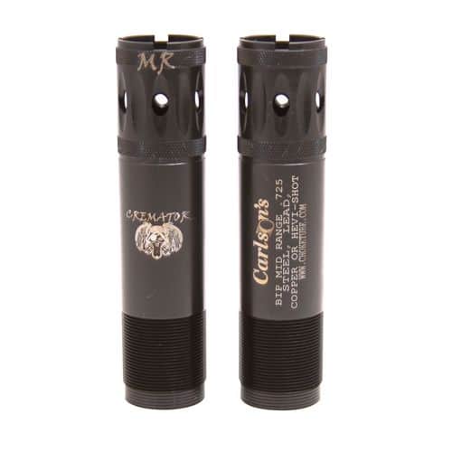 Carlsons 11525 Cremator Invector Plus 12 Gauge Mid-Range 17-4 Stainless Steel Black Ported Carlsons 11525 Cremator Invector Plus 12 Gauge Mid-Range 17-4 Stainless Steel Black Ported