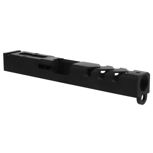 TacFire GLKSL17 Glock 17 Compatible Gen3 Slide RMR Cut with Cover Plates Black TacFire GLKSL17 Glock 17 Compatible Gen3 Slide RMR Cut with Cover Plates Black