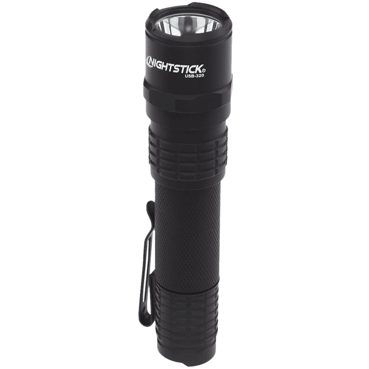 Nightstick USB Rechargeable EDC Flashlight, Black Anodized 320 Lumens White LED - USB320 Nightstick USB Rechargeable EDC Flashlight, Black Anodized 320 Lumens White LED - USB320