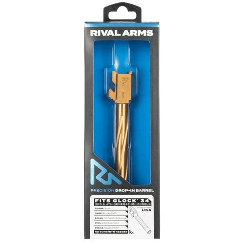 Rival Arms RA20G701C Standard V1 compatible with Glock 34 Gen 3-4 Bronze PVD Rival Arms RA20G701C Standard V1 compatible with Glock 34 Gen 3-4 Bronze PVD
