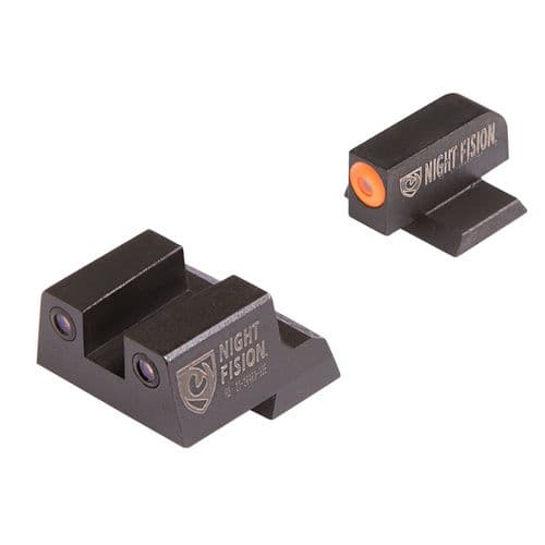 Night Fision CNK026003OGZ Night Sight Set Square Century Canik TP9SFx/TP9SFL Green Tritium w/Orange Outline Black Night Fision CNK026003OGZ Night Sight Set Square Century Canik TP9SFx/TP9SFL Green Tritium w/Orange Outline Black