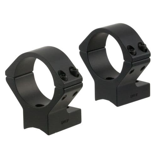 Talley 730734 Light Weight Ring/Base Combo Low 2-Piece Base/Rings For Weatherby Vanguard Black Matte Anodized Finish 30mm Diameter Talley 730734 Light Weight Ring/Base Combo Low 2-Piece Base/Rings For Weatherby Vanguard Black Matte Anodized Finish 30mm Diameter