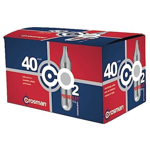 Crosman 23140 Powerlet CO2 Cartridges 12 Grams Stainless 40pk Crosman 23140 Powerlet CO2 Cartridges 12 Grams Stainless 40pk