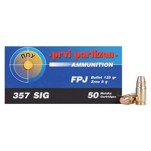 PRVI PPU .357 SIG 125 Grain 50 Round Box PRVI PPU .357 SIG 125 Grain 50 Round Box