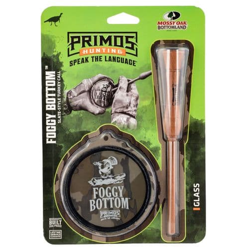 Primos PS2906 Foggy Bottom Wild Turkey Hand Glass Pot Call Mossy Oak BottomLand Primos PS2906 Foggy Bottom Wild Turkey Hand Glass Pot Call Mossy Oak BottomLand