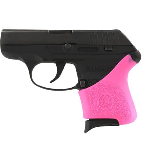 Hogue 18107 HandAll Hybrid Grip Sleeve Ruger LCP Textured Rubber Pink Hogue 18107 HandAll Hybrid Grip Sleeve Ruger LCP Textured Rubber Pink