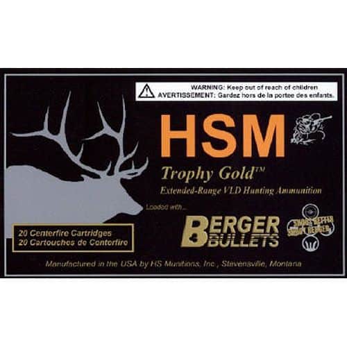 HSM BER300RUM185 Trophy Gold 300 RUM 185 gr Match Very Low Drag 20 Bx/ 20 Cs HSM BER300RUM185 Trophy Gold 300 RUM 185 gr Match Very Low Drag 20 Bx/ 20 Cs