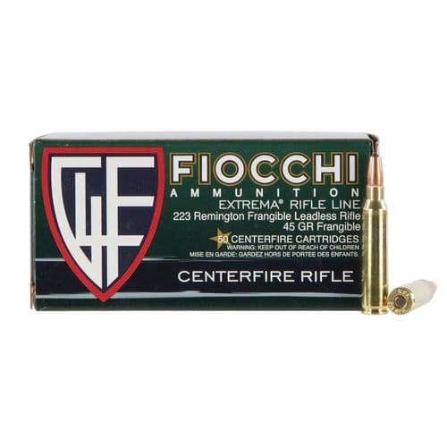 Fiocchi 223FRANG Extrema 223 Rem 45 gr Lead Free Frangible 50 Bx/ 20 Cs Fiocchi 223FRANG Extrema 223 Rem 45 gr Lead Free Frangible 50 Bx/ 20 Cs