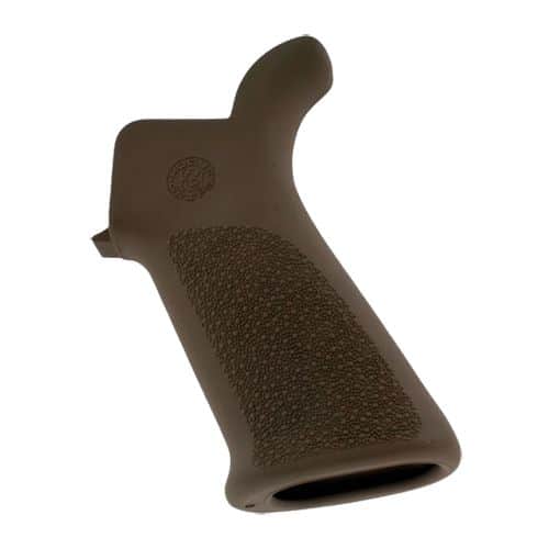 Hogue 15033 Rubber Grip Beavertail without Finger Groves AR-15 Textured Desert Tan Hogue 15033 Rubber Grip Beavertail without Finger Groves AR-15 Textured Desert Tan