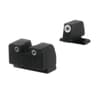 AmeriGlo SG181 Tall Suppressor Height Sight Most Sig Green Tritium w/White Outline Black AmeriGlo SG181 Tall Suppressor Height Sight Most Sig Green Tritium w/White Outline Black