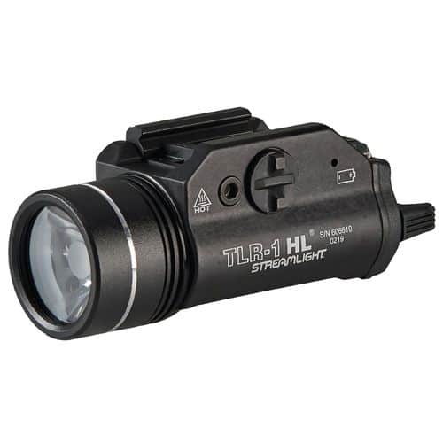 Streamlight 69889 TLR-1 HL Weapon Light with Dual Remote Kit White 1000 Lumens CR123A Lithium Battery Black Aluminum Streamlight 69889 TLR-1 HL Weapon Light with Dual Remote Kit White 1000 Lumens CR123A Lithium Battery Black Aluminum