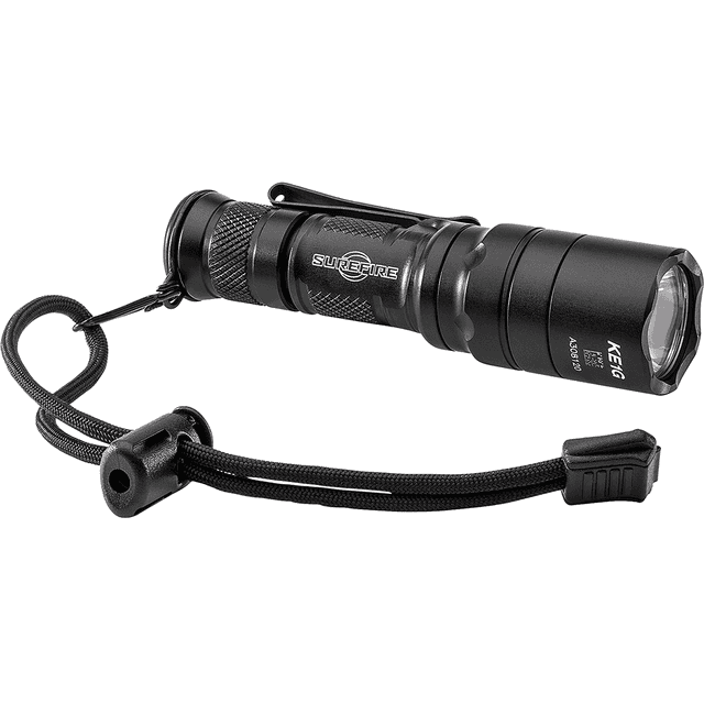 Surefire EDCL1T Everyday Carry 1 Dual-Output White LED 5/500 Lumens CR123A Lithium Battery Black Aluminum Body Surefire EDCL1T Everyday Carry 1 Dual-Output White LED 5/500 Lumens CR123A Lithium Battery Black Aluminum Body
