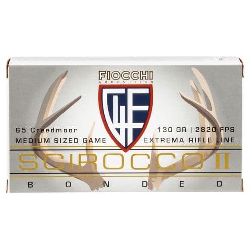 Fiocchi 65MSCA Extrema 6.5 Creedmoor 130 gr Swift Scirocco II Boat Tail Spitzer 20 Bx/ 10 Cs Fiocchi 65MSCA Extrema 6.5 Creedmoor 130 gr Swift Scirocco II Boat Tail Spitzer 20 Bx/ 10 Cs