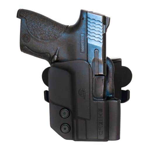 Comp-Tac C241SW250RBKN International OWB Black Kydex Belt Loop/Paddle Fits S&W M&P 380EZ Right Hand Comp-Tac C241SW250RBKN International OWB Black Kydex Belt Loop/Paddle Fits S&W M&P 380EZ Right Hand