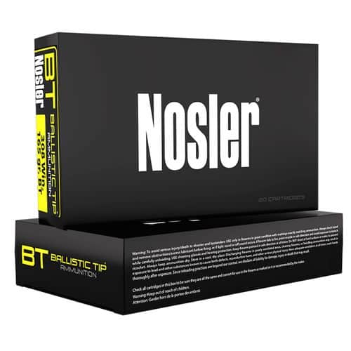 Nosler 40072 Ballistic Tip Hunting 30-06 Springfield 180 gr Ballistic Tip 20 Bx/ 10 Cs Nosler 40072 Ballistic Tip Hunting 30-06 Springfield 180 gr Ballistic Tip 20 Bx/ 10 Cs