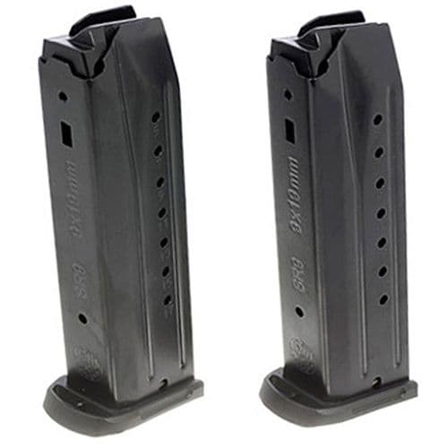 Ruger 90449 SR9/SR9c 9mm Luger Ruger SR9,SR9C,9E 17rd Black 2 Pack Ruger 90449 SR9/SR9c 9mm Luger Ruger SR9,SR9C,9E 17rd Black 2 Pack