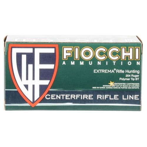 Fiocchi 204HVB Extrema 204 Ruger 40 gr V-Max Polymer Tip 50 Bx/ 20 Cs Fiocchi 204HVB Extrema 204 Ruger 40 gr V-Max Polymer Tip 50 Bx/ 20 Cs