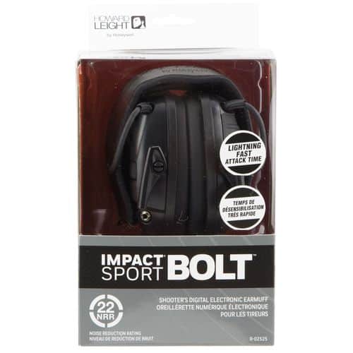 Howard Leight R02525 Impact Sport Earmuff 22 dB Black Howard Leight R02525 Impact Sport Earmuff 22 dB Black
