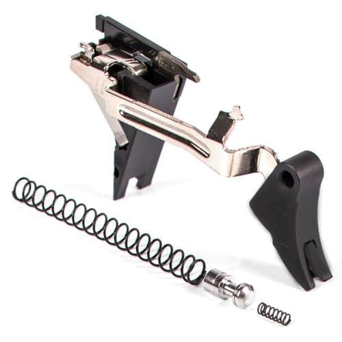 ZEV CFTPRODRP4G9BB Pro Trigger Drop-In Kit with Black Safety Compatible with Glock 17, 19, 26, 34 Gen 4 Curved ZEV CFTPRODRP4G9BB Pro Trigger Drop-In Kit with Black Safety Compatible with Glock 17, 19, 26, 34 Gen 4 Curved