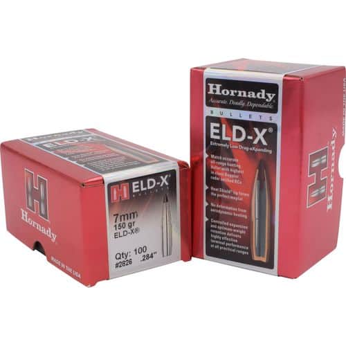 Hornady 2826 ELD-X 7mm .284 150 gr Extremely Low Drag-eXpanding 100 Hornady 2826 ELD-X 7mm .284 150 gr Extremely Low Drag-eXpanding 100