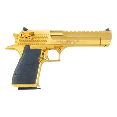Magnum Research .50 AE Desert Eagle Pistol with Titanium Gold Finish Magnum Research .50 AE Desert Eagle Pistol with Titanium Gold Finish