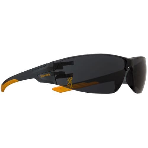 Browning 12762 Shooters Flex Glasses Eye Protection Smoke Lens/Gold Temple Browning 12762 Shooters Flex Glasses Eye Protection Smoke Lens/Gold Temple