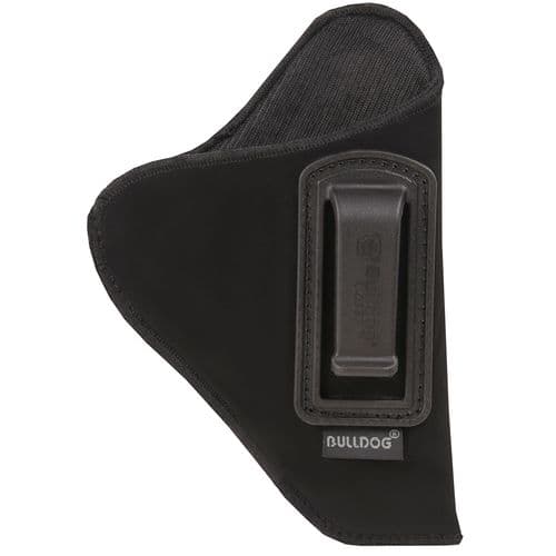 Bulldog DIP20 Deluxe IWB Black Suede Like Belt Clip Fits Glock 42/43/Ruger LC9/2-3" Barrel Right Hand Bulldog DIP20 Deluxe IWB Black Suede Like Belt Clip Fits Glock 42/43/Ruger LC9/2-3" Barrel Right Hand