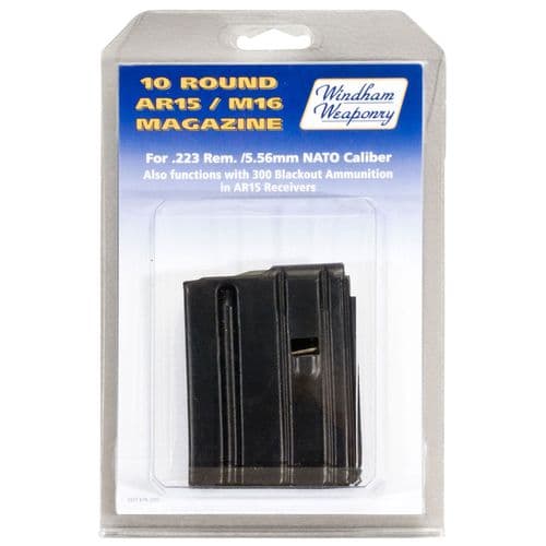 Windham Weaponry PK10RD AR-15 223 Rem,5.56 NATO 10rd Black Detachable Clam Pack Windham Weaponry PK10RD AR-15 223 Rem,5.56 NATO 10rd Black Detachable Clam Pack