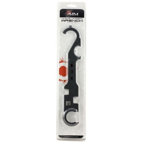 Aim Sports PJTW3 AR-15 Stock Combo Wrench Tool M16, M4, and AR-Style Rifles Steel Metal Aim Sports PJTW3 AR-15 Stock Combo Wrench Tool M16, M4, and AR-Style Rifles Steel Metal