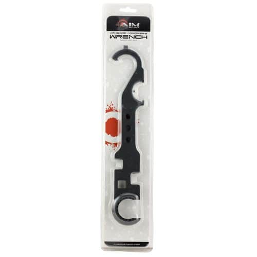 Aim Sports PJTW3 AR-15 Stock Combo Wrench Tool M16, M4, and AR-Style Rifles Steel Metal Aim Sports PJTW3 AR-15 Stock Combo Wrench Tool M16, M4, and AR-Style Rifles Steel Metal